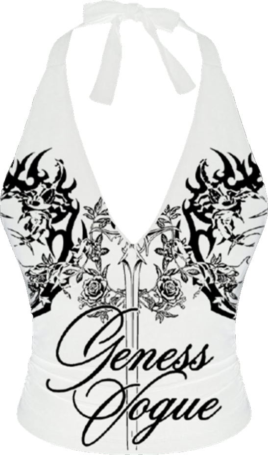 Tribal Rose Halter Top